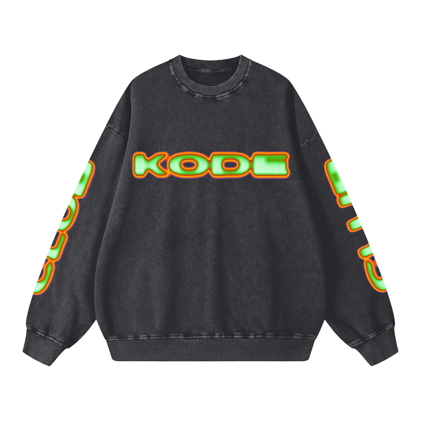 Snow Washed Oversized Sweatshirt