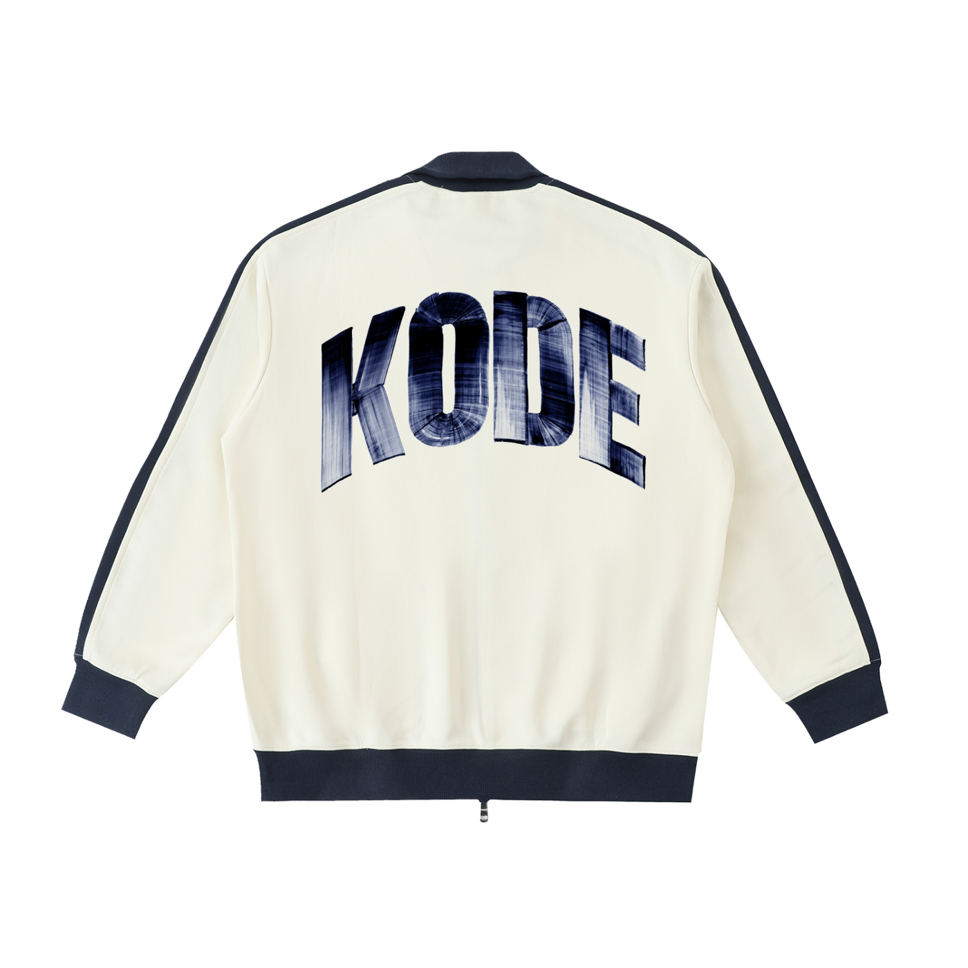 Contrast Trim Stand Collar Jacket