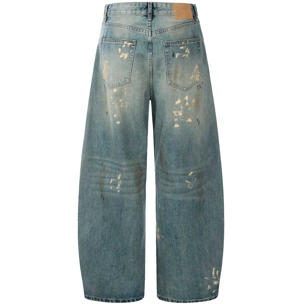 Hand-Painted Loose Streetwear Jeans