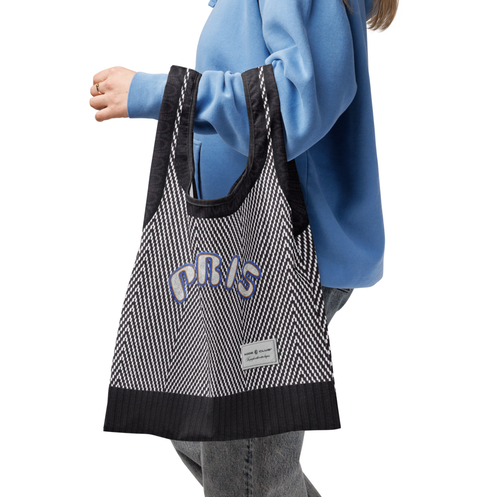 Creative Shopping bag - 100% polyester with printed mesh.