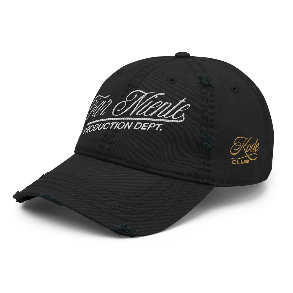 Fun Distressed Dad Hat Embroidery