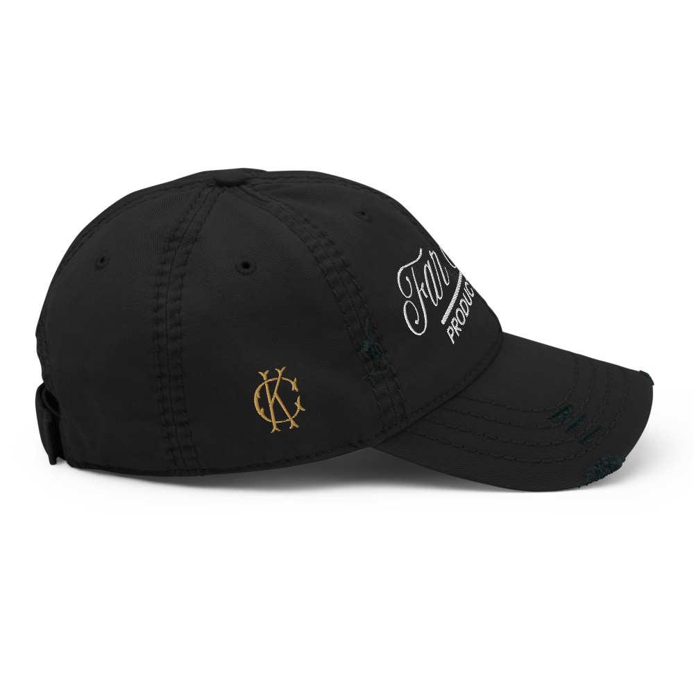 Fun Distressed Dad Hat Embroidery