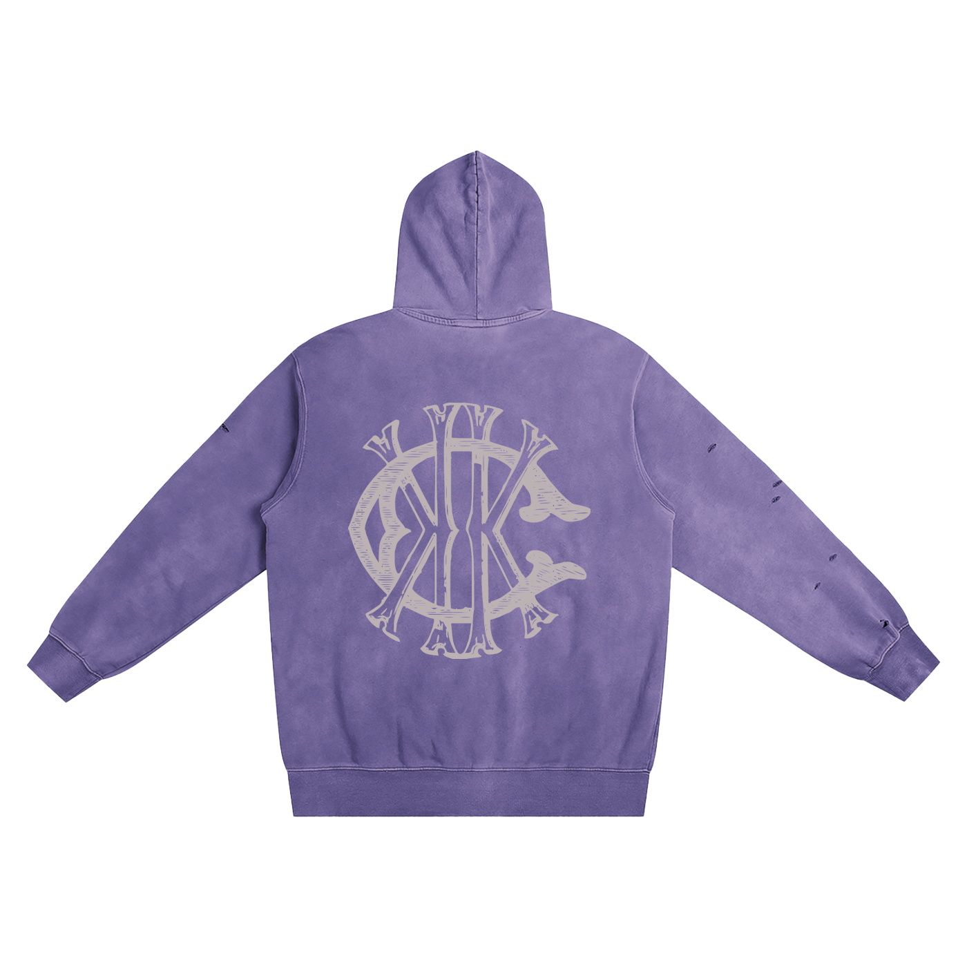 Distressed Vintage Wash Hoodie