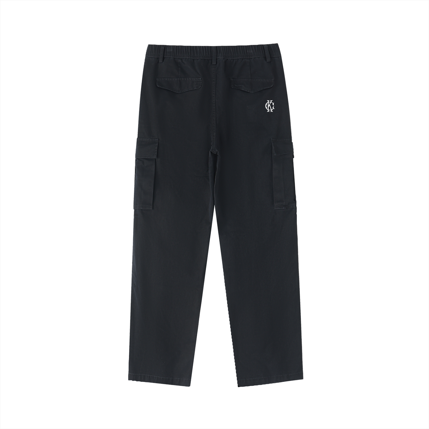 Cotton Elastic-Waist Cargo Pants