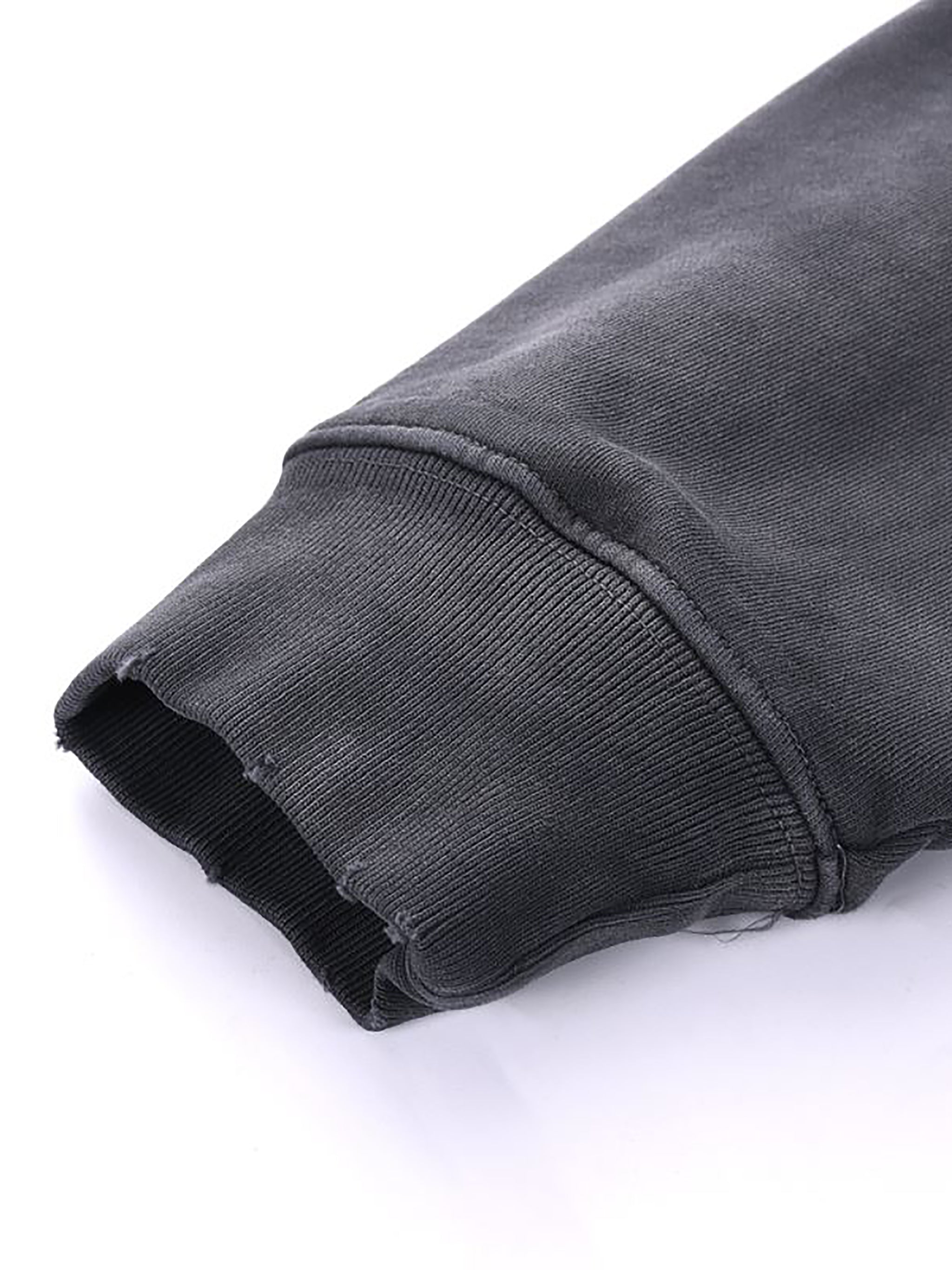 Distressed Vintage Wash Hoodie