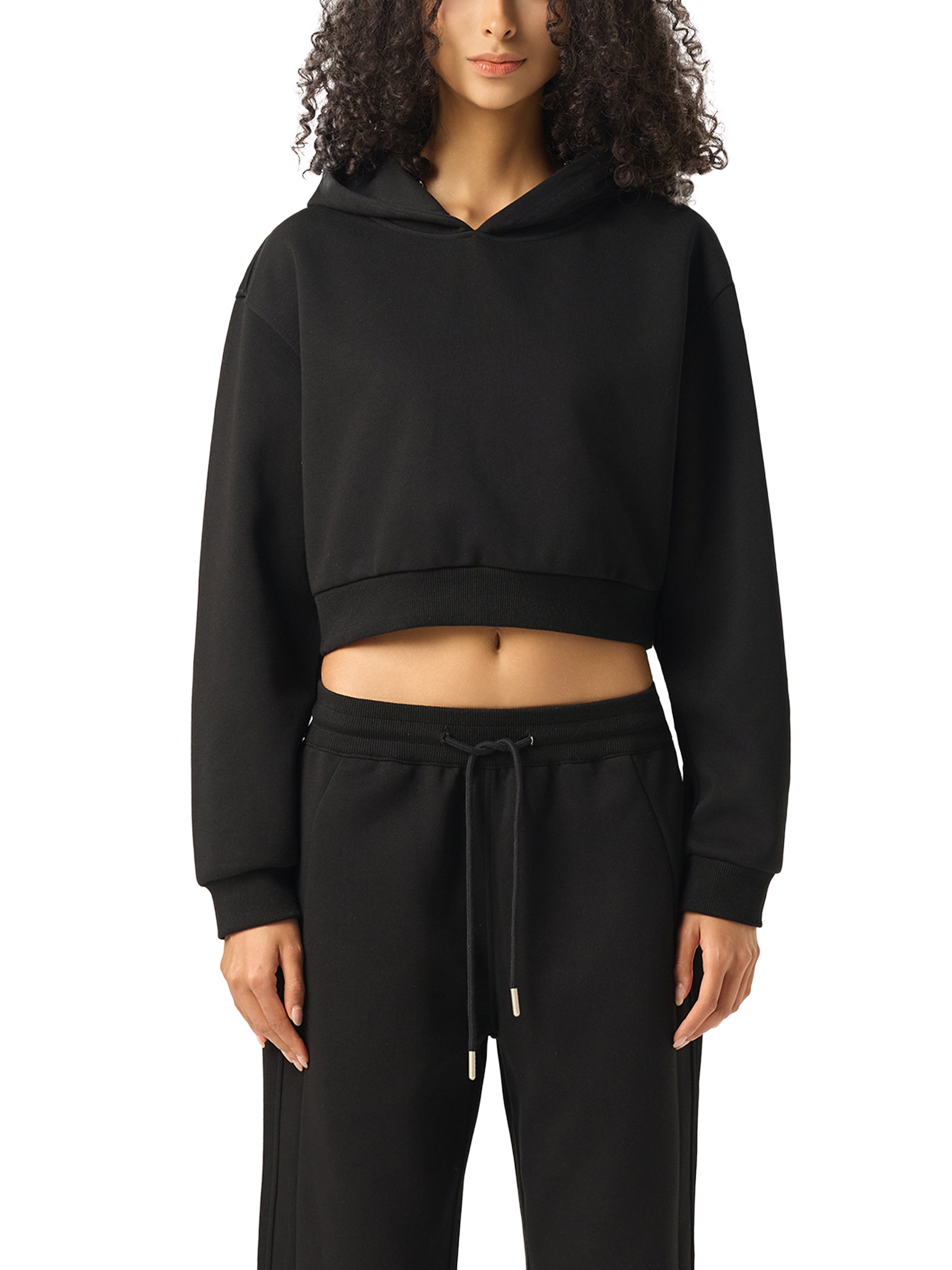 Essential Cropped Hoodie