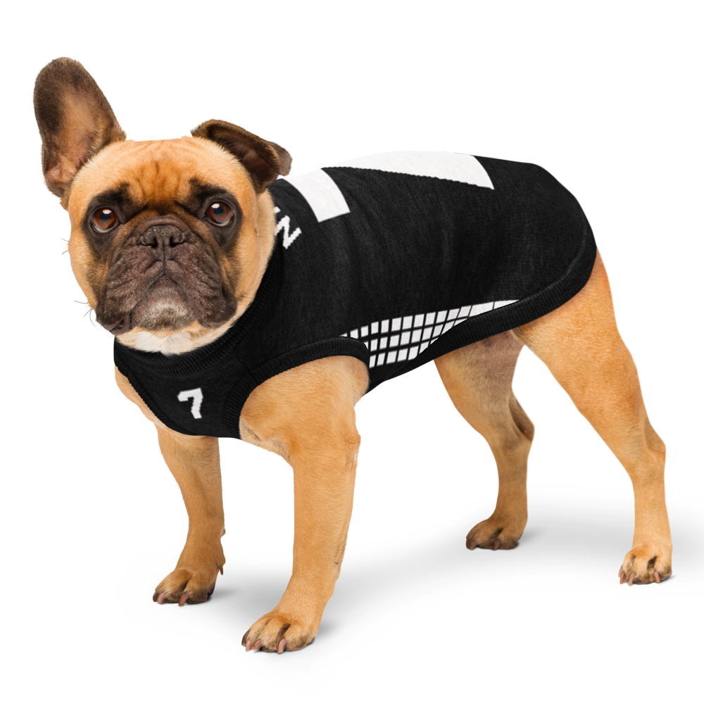 Custom Knitted Pet Sweater – Personalized Name & Number